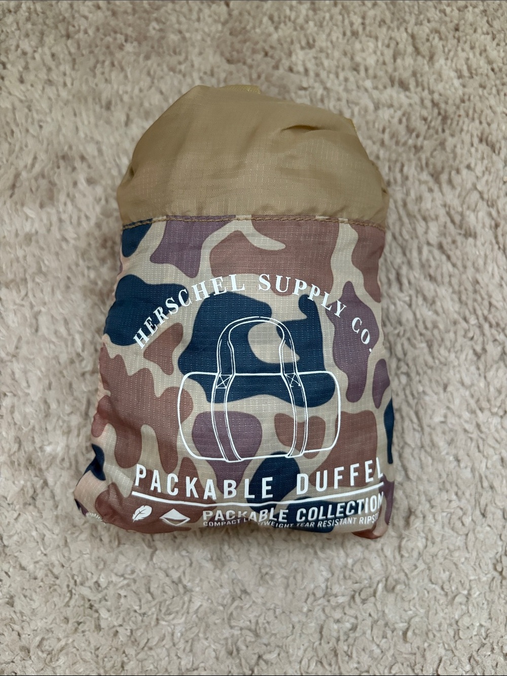 Herschel packable duffel